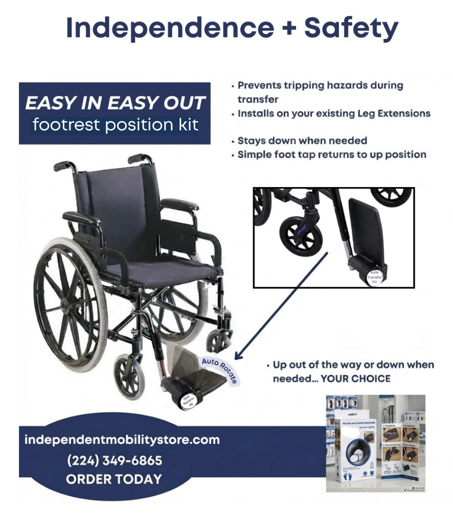 EASY IN EASY OUT footrest position kit