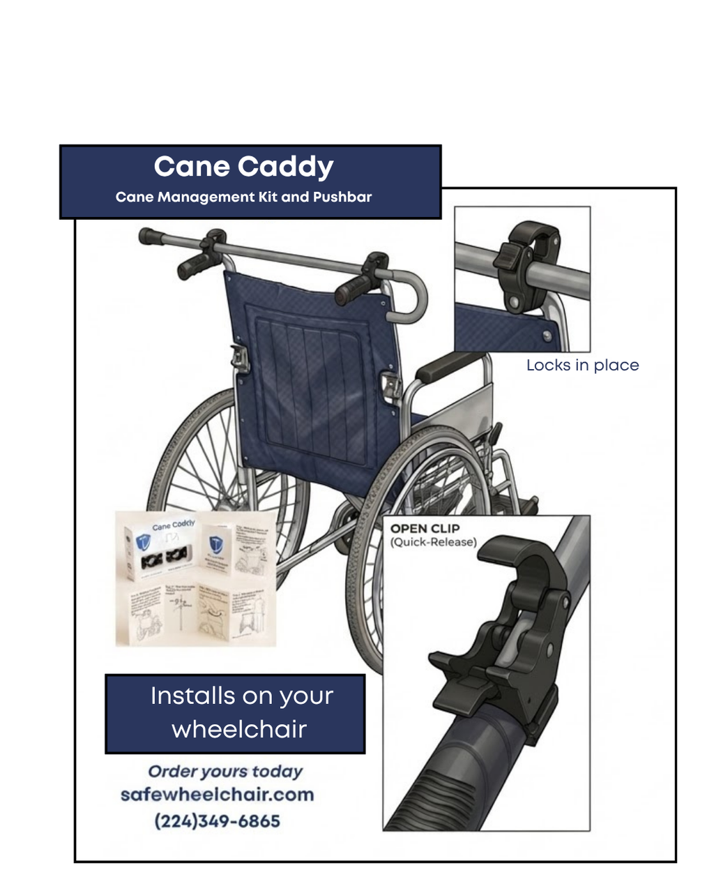 Safe Transfer footrest position kit
